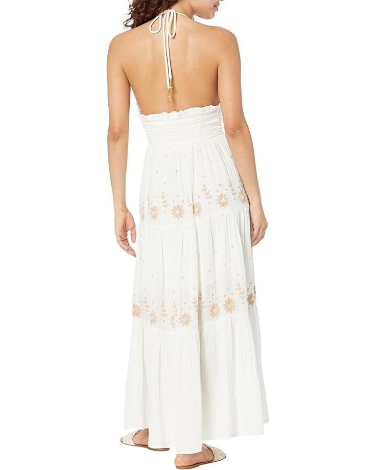 

Платье Free People Real Love Embroidered Dress, цвет Ivory Combo