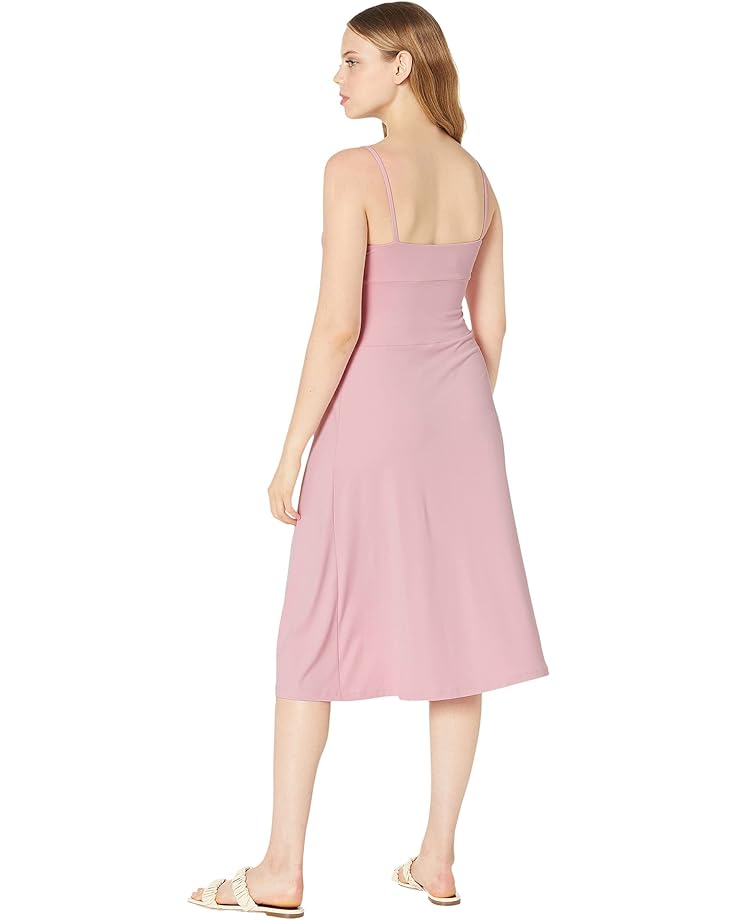 Платье Susana Monaco Gathered String Midi Dress, цвет Pink Cashmere