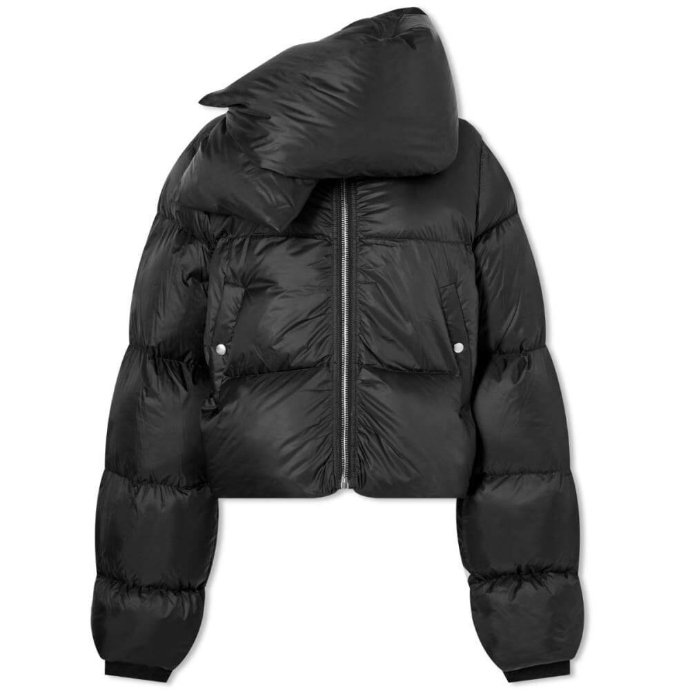 

Утепленная куртка с воротником-воронкой Rick Owens, черный