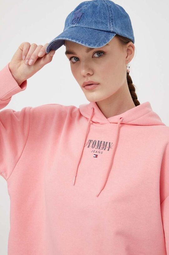 

Фуфайка Tommy Jeans, розовый