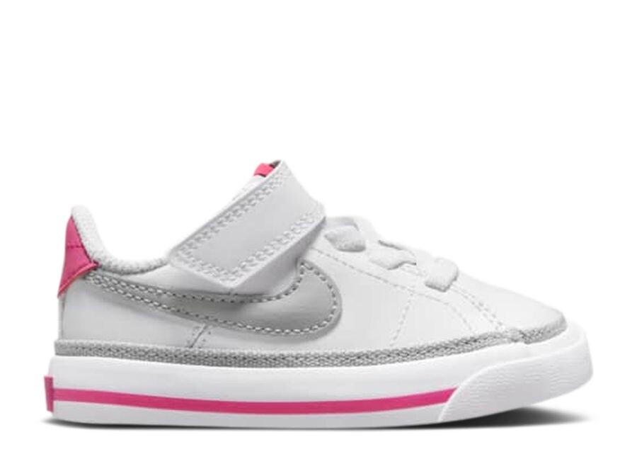 

Кроссовки Nike Court Legacy TD, цвет White Pink Prime Light Smoke Grey