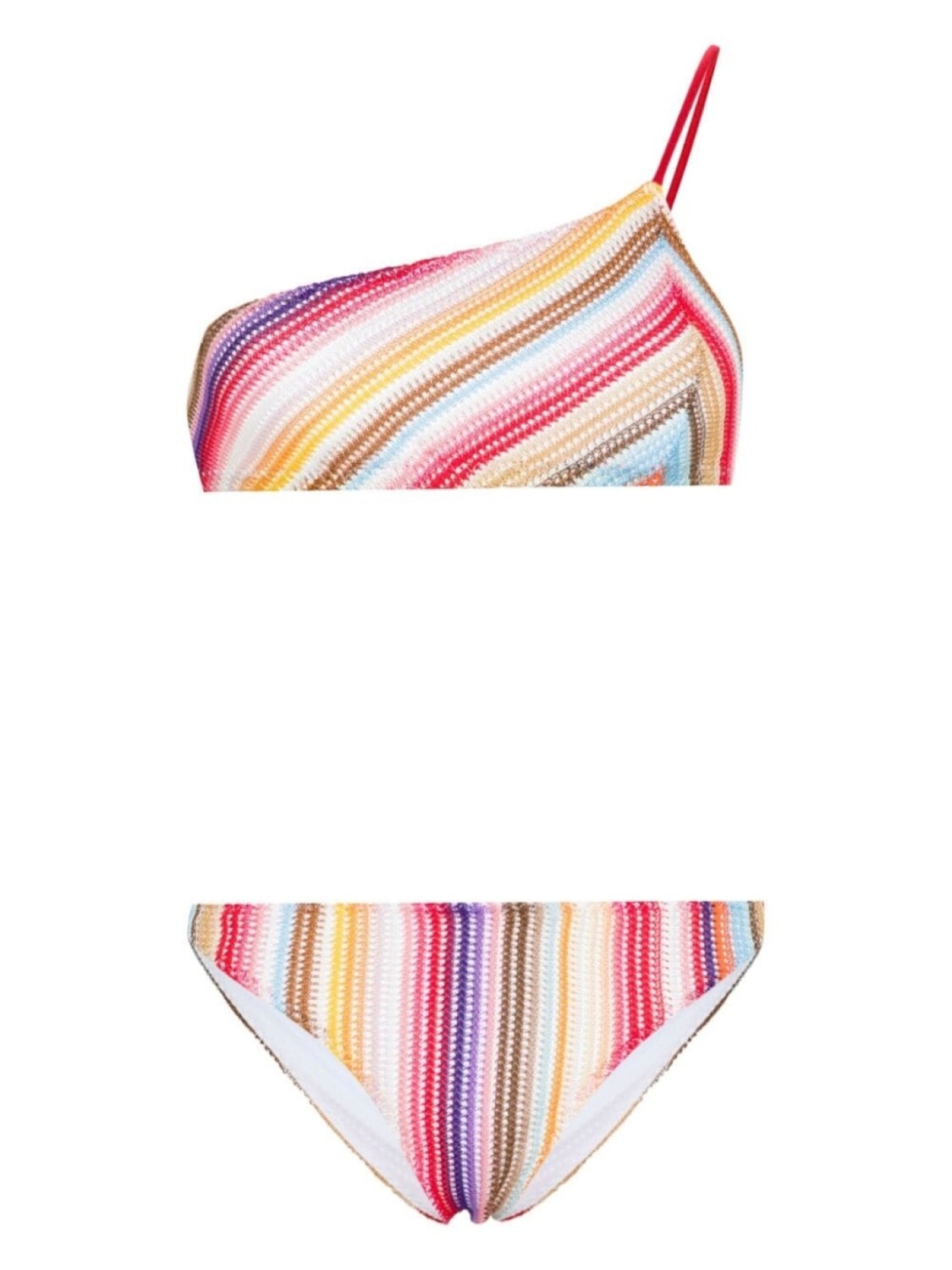 

Missoni бикини рыхлой вязки в полоску, красный