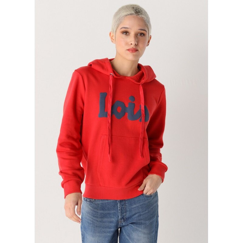 

Худи Lois Jeans 135256-46439-2220 Logo, красный