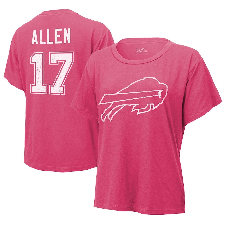 

Футболка с коротким рукавом Majestic Threads Buffalo Bills, розовый