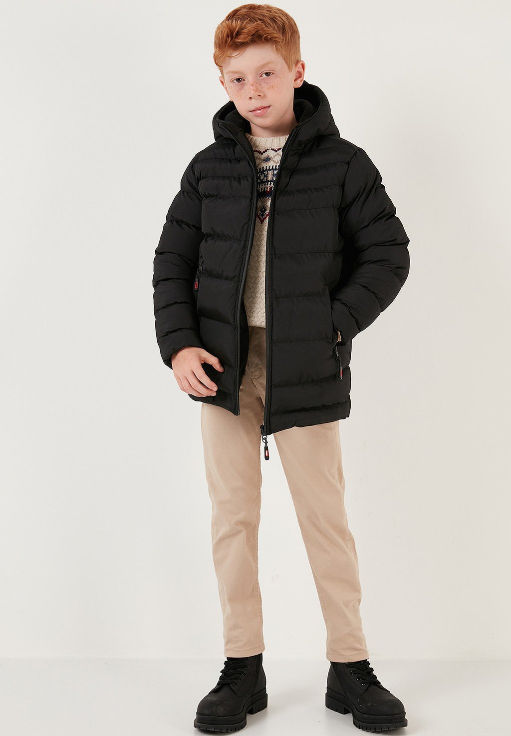 Зимнее пальто REGULAR FIT LELA, цвет black зимнее пальто regular fit lela цвет stone