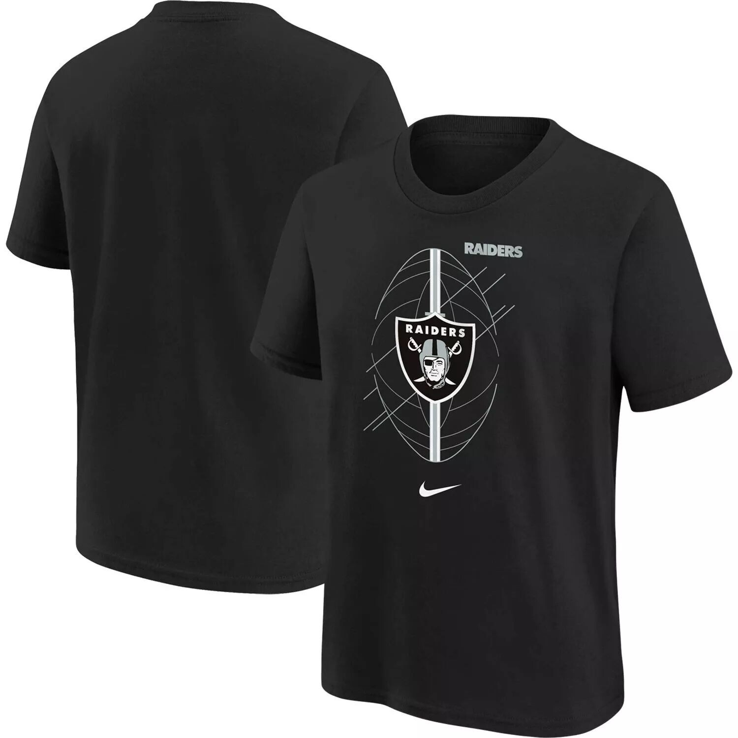 

Черная молодежная футболка Nike Las Vegas Raiders Icon Nike