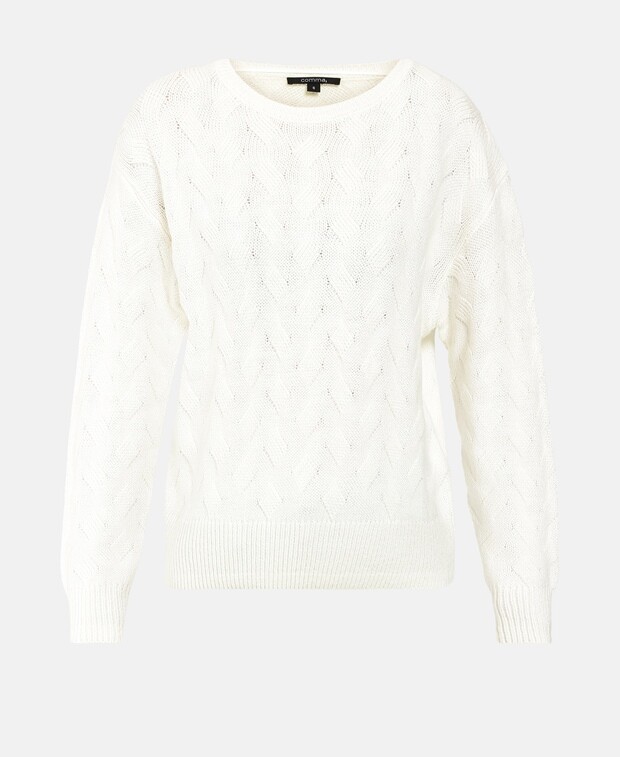 

Джемпер с длинными рукавами Comma,, цвет Wool White