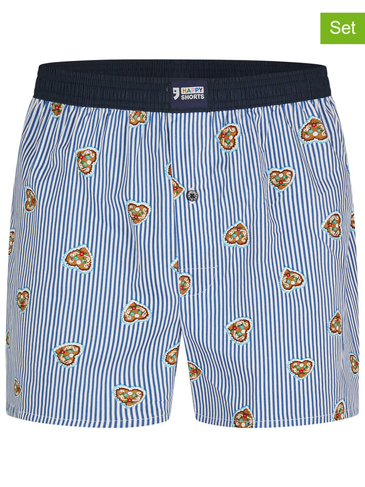 

Боксеры Happy Shorts 2er Set Oktoberfest, цвет balu/weiß