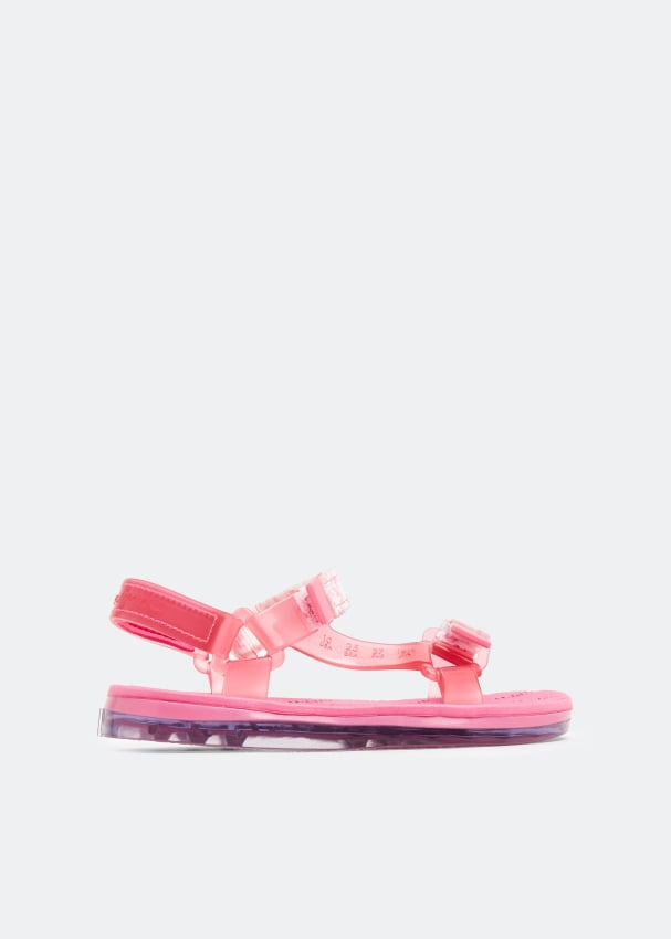 Сандалии Melissa Papete + Rider Bugs, розовый сандалии mini melissa размер 23 синий