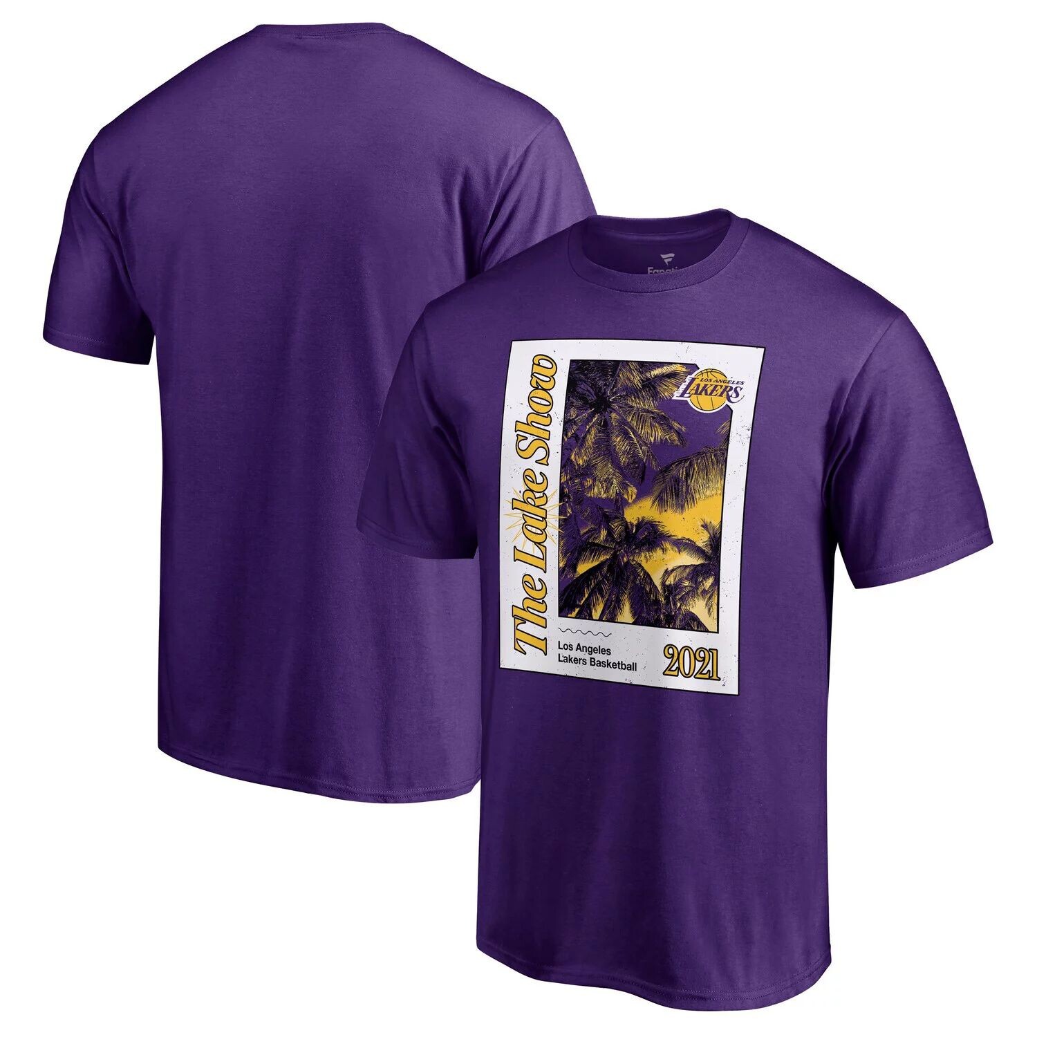 

Мужская фиолетовая футболка Fanatics Los Angeles Lakers The Lake Show Hometown Collection