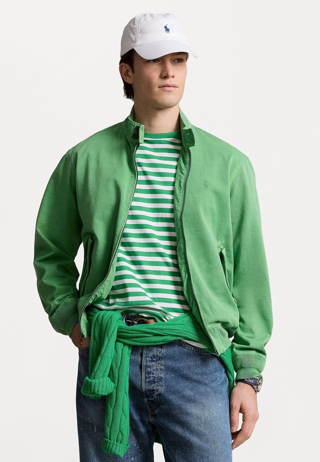 

Куртка-бомбер LINED WINDBREAKER Polo Ralph Lauren, цвет classic kelly