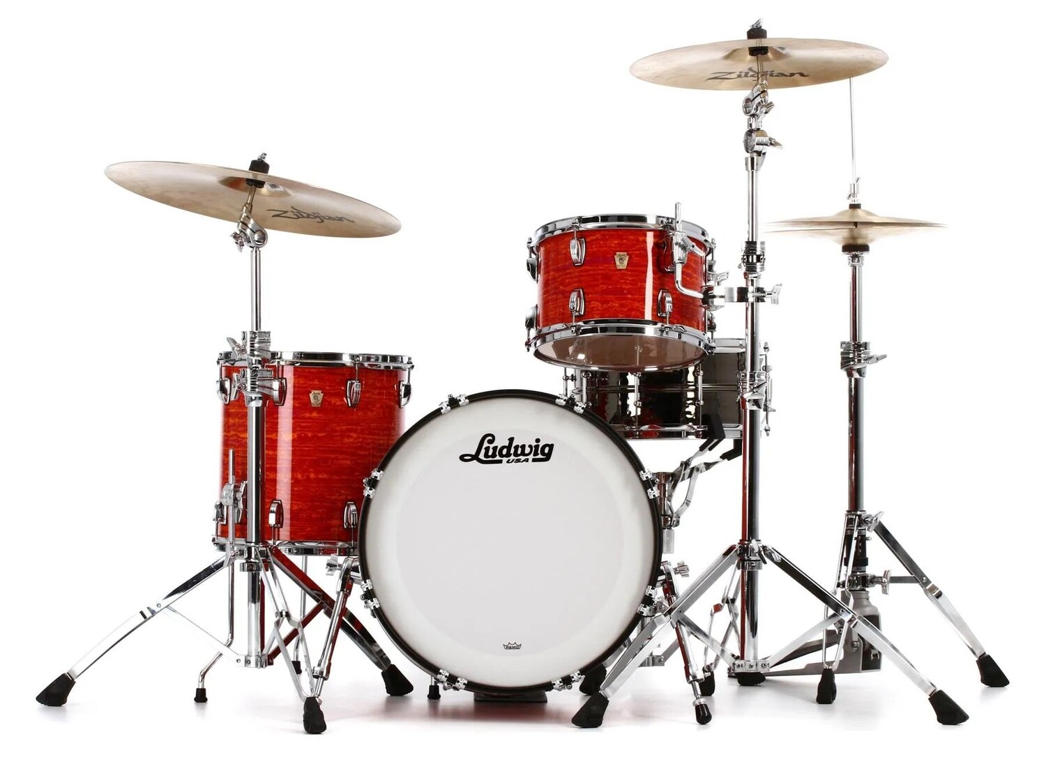 

Набор из трех предметов Ludwig Classic Maple Downbeat 20 — Mod Orange