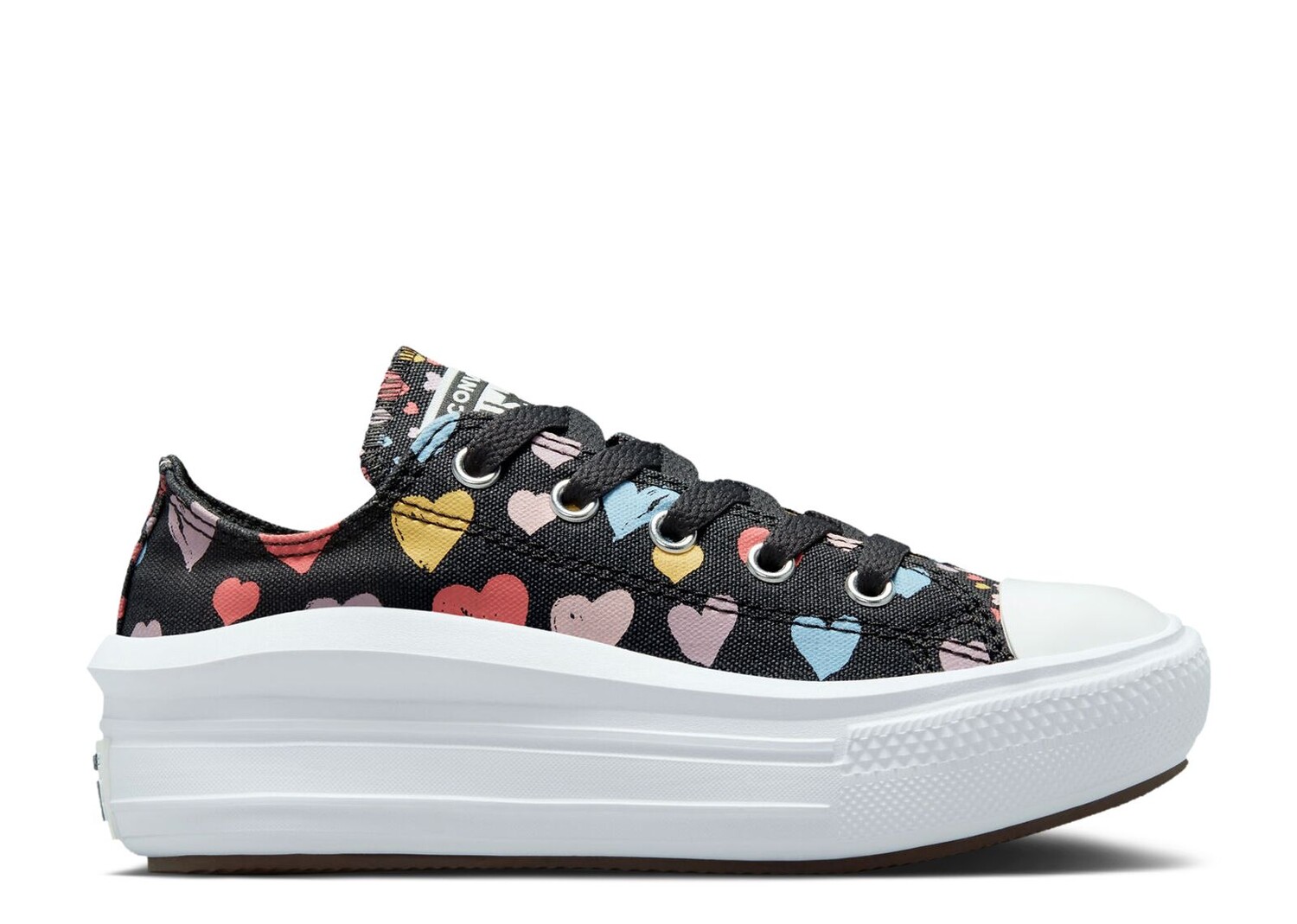 

Кроссовки Converse Chuck Taylor All Star Move Low Ps 'Always On Hearts', черный
