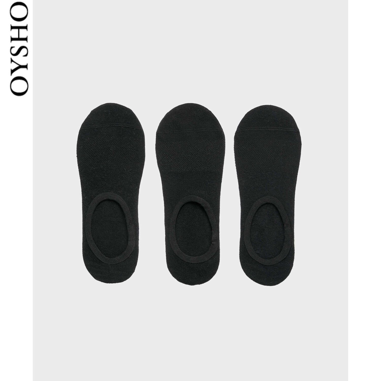 

Носки-лодочки Oysho нескользящие, черный