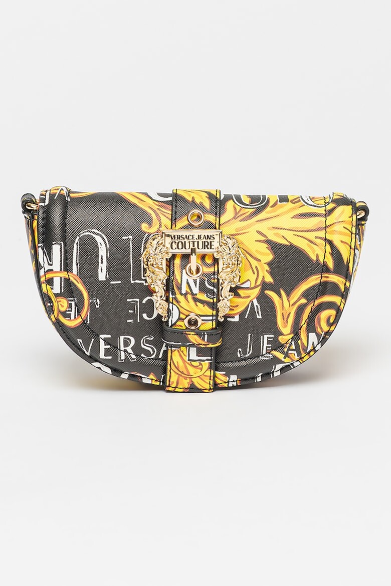 

Сумка из сафьяновой экокожи Versace Jeans Couture, черный