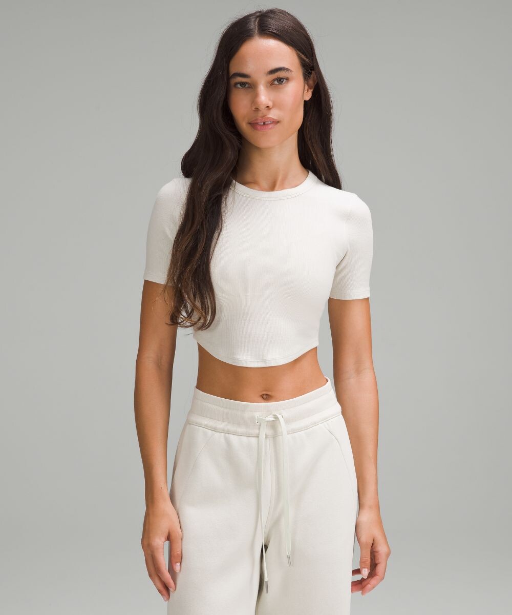 

Укороченная футболка Hold Tight Lululemon, белый