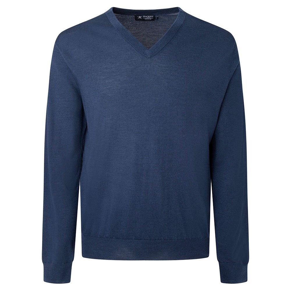 

Свитер Hackett Gmd Merino Silk V Neck, синий