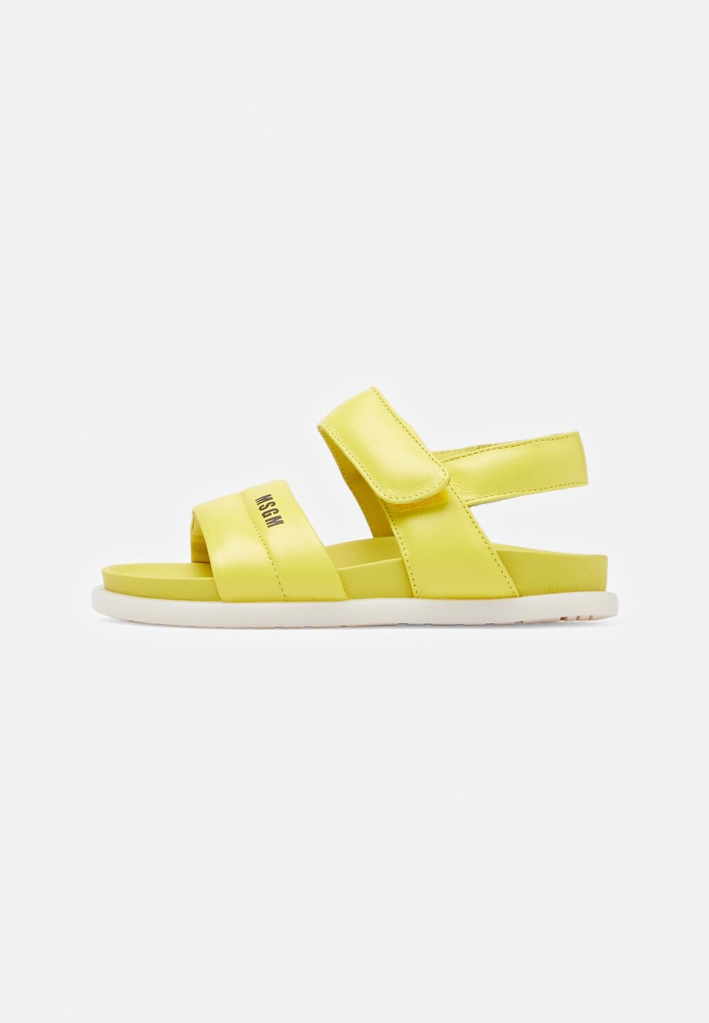 

Босоножки с ремешком MSGM, цвет yellow
