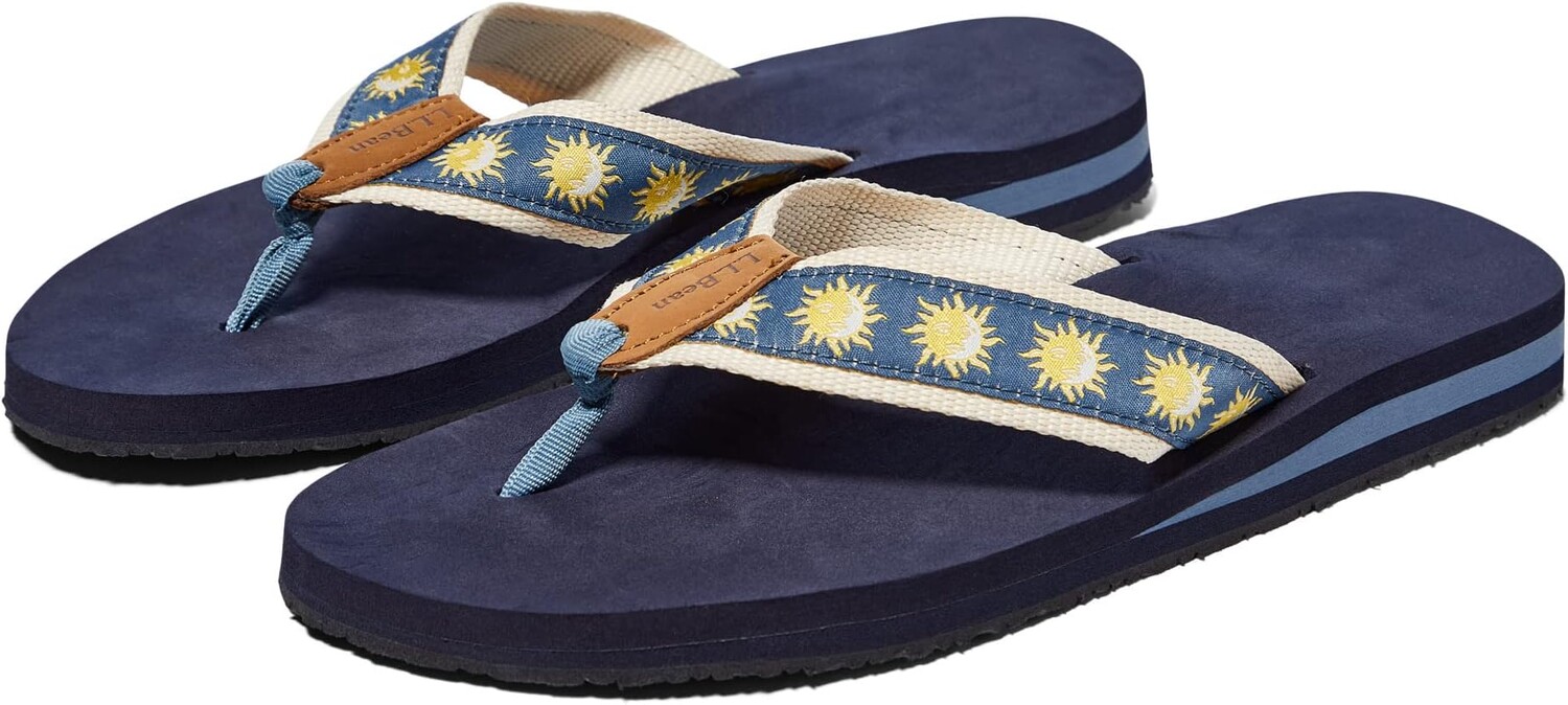 

Шлепанцы Classic Maine Isle Flip-Flop 3 Motif L.L.Bean, цвет Sun/Slate