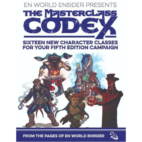 цена Книга The Masterclass Codex: 16 New Character Classes For Your Fifth Edition Campaign (5E)