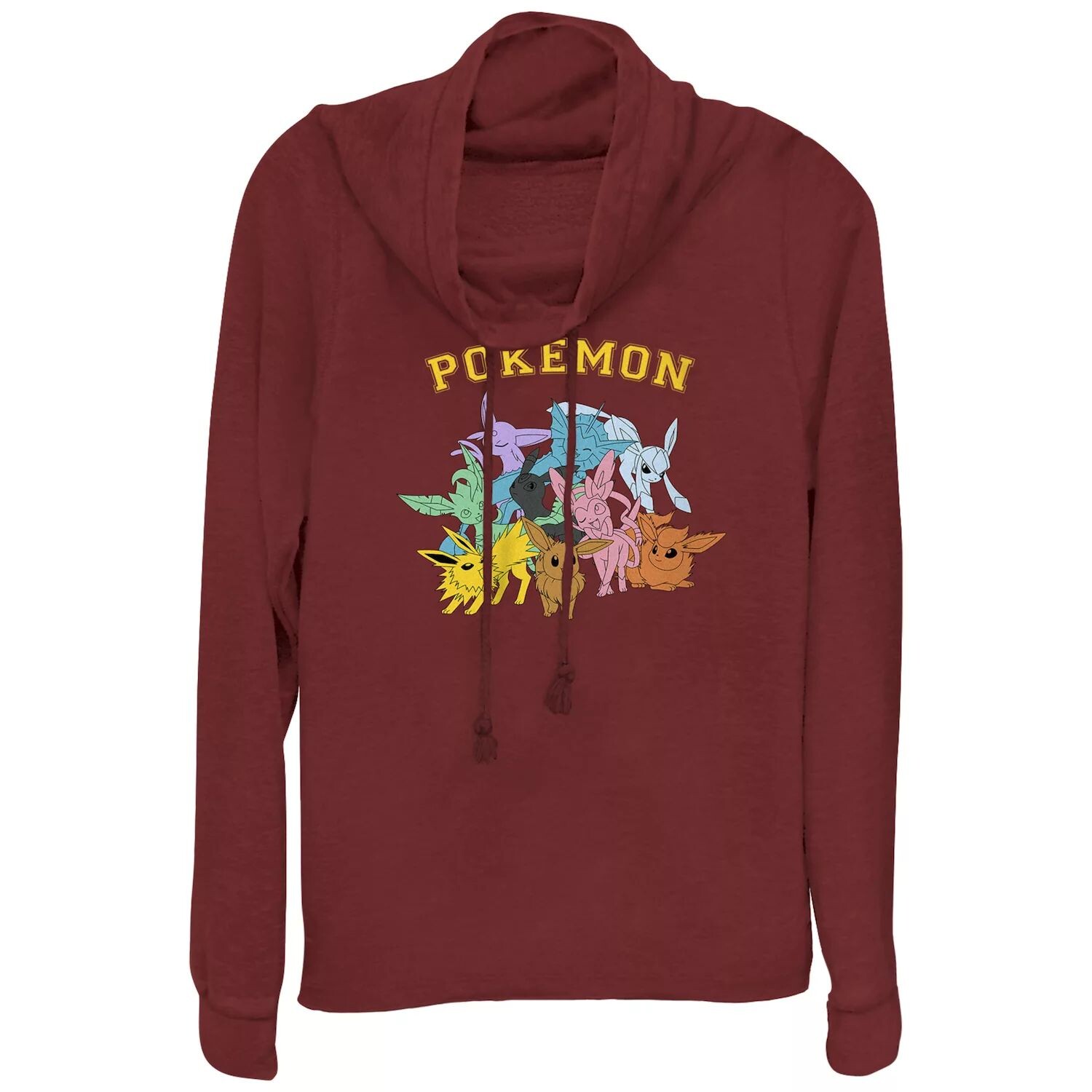 

Юниорская махровая толстовка с напуском и рисунком Pokémon Gotta Catch 'Em All Eeveelutions Licensed Character