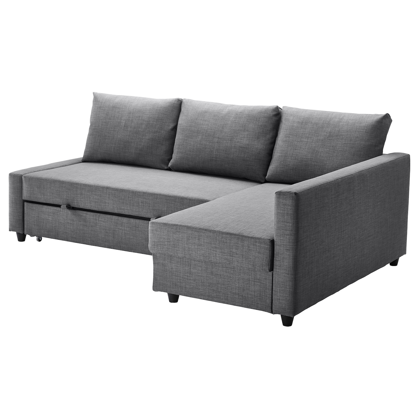 ФРИХЕТЭН Диван-кровать угловой + место для хранения, Скифтебо темно-серый FRIHETEN IKEA диван кровать ramart design йорк премиум дк3 juno ash