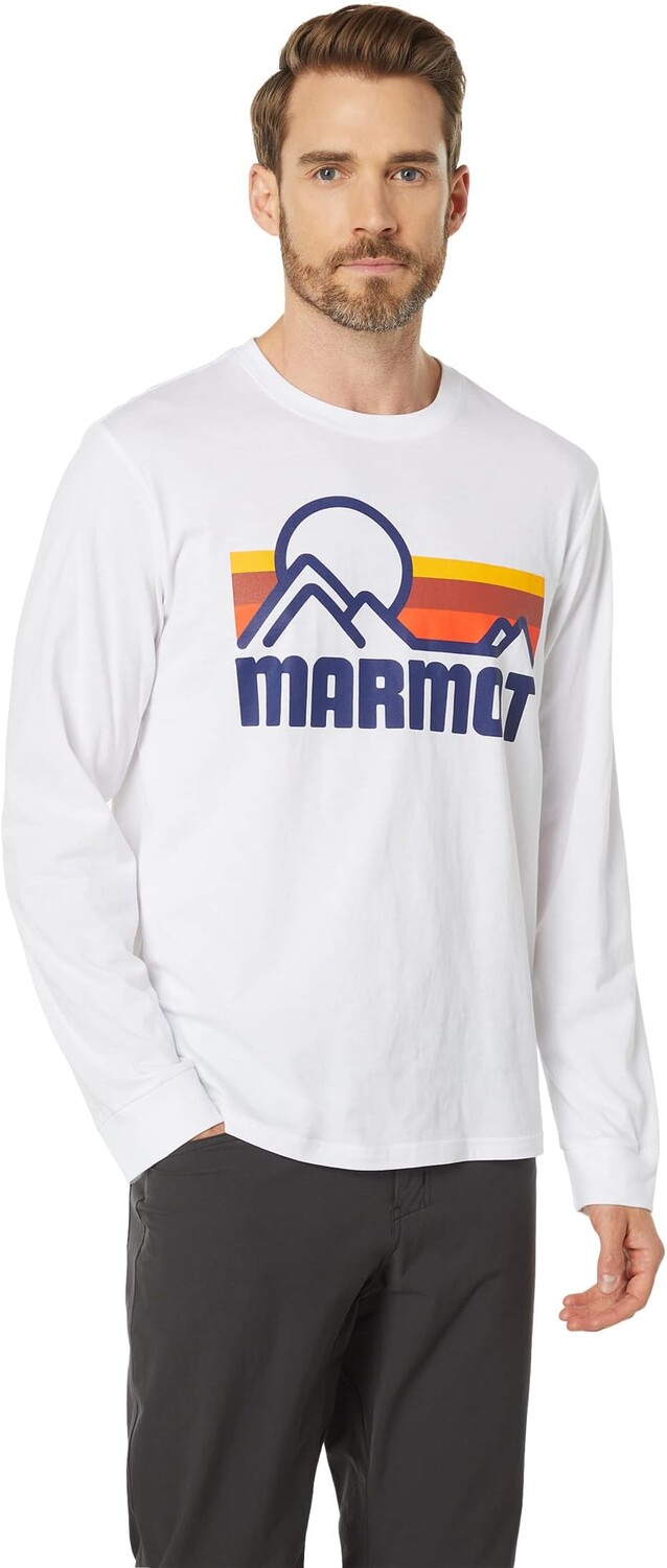 

Прибрежная футболка с длинным рукавом Marmot, белый