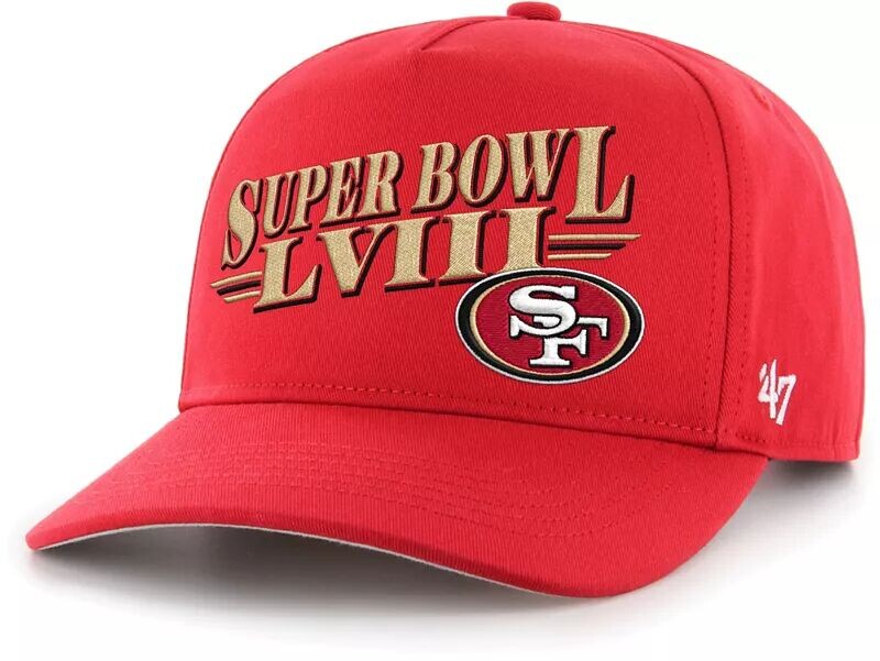 

Мужская регулируемая кепка San Francisco 49ers Super Bowl 2024 2024 года '47