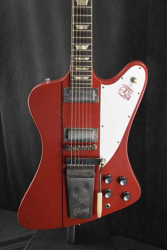Электрогитара Gibson Murphy Lab 1963 Firebird V With Maestro Vibrola Cardinal Red Light Aged