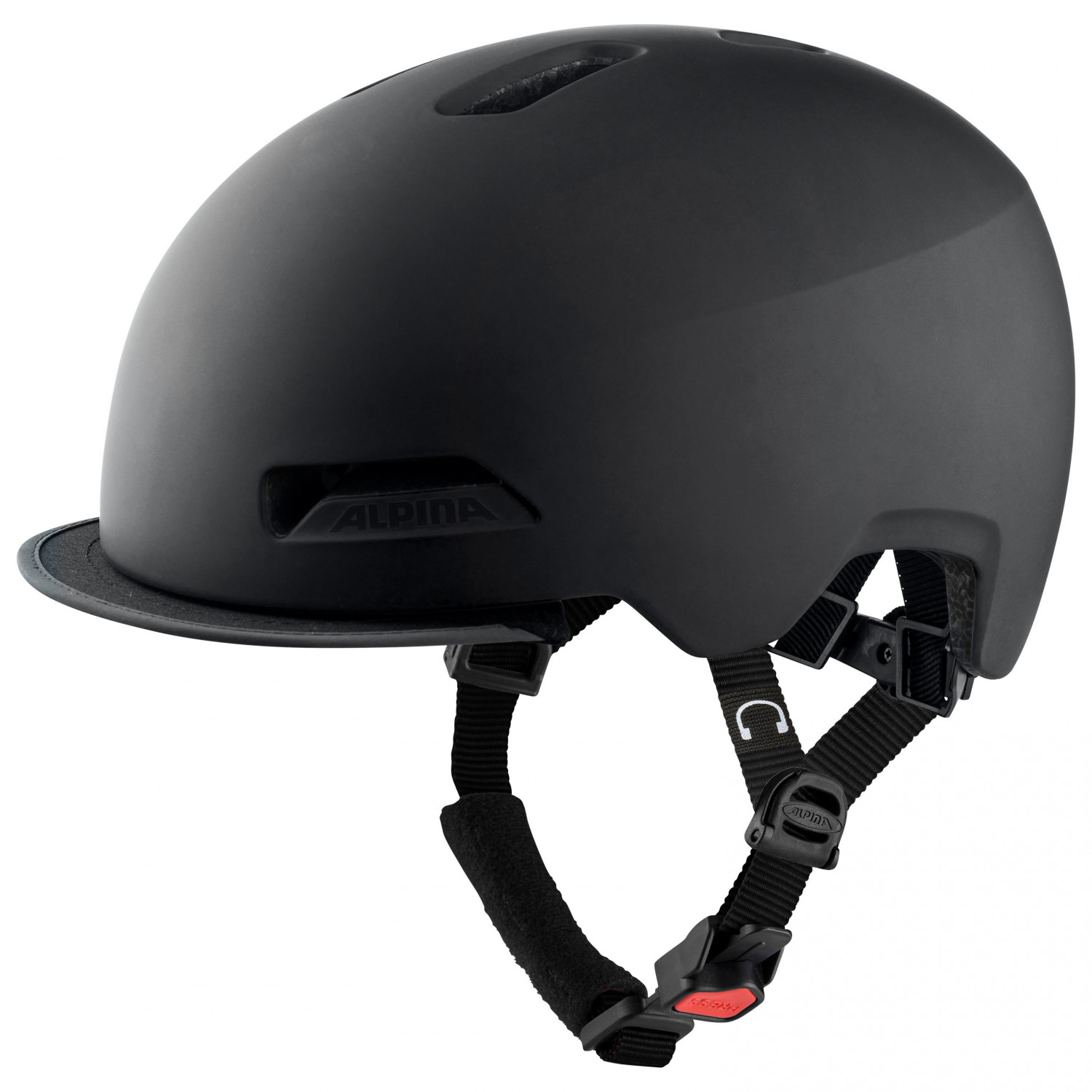 Велосипедный шлем Alpina Brooklyn, цвет Black Matt