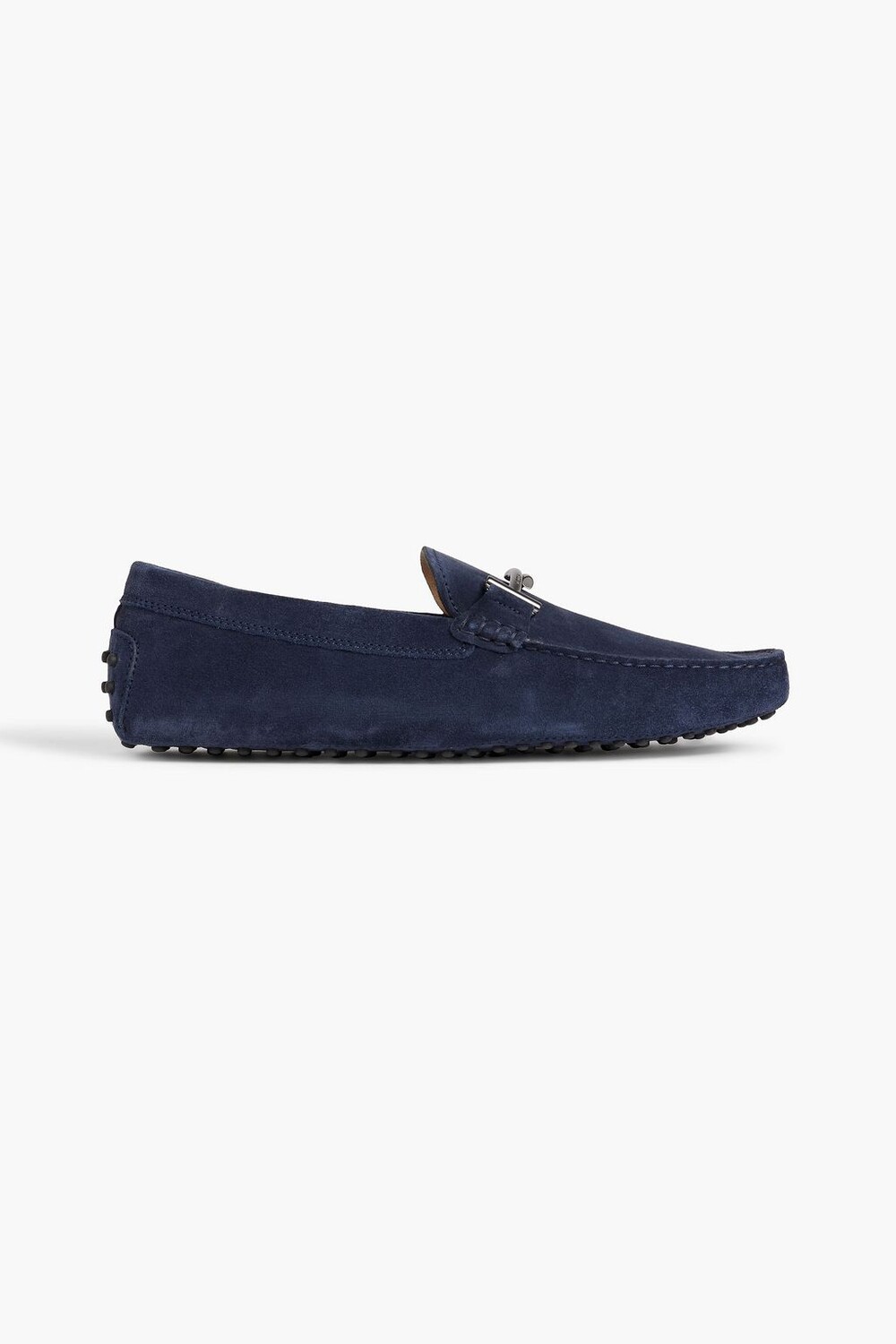 

Замшевые мокасины Double T TOD'S, нави