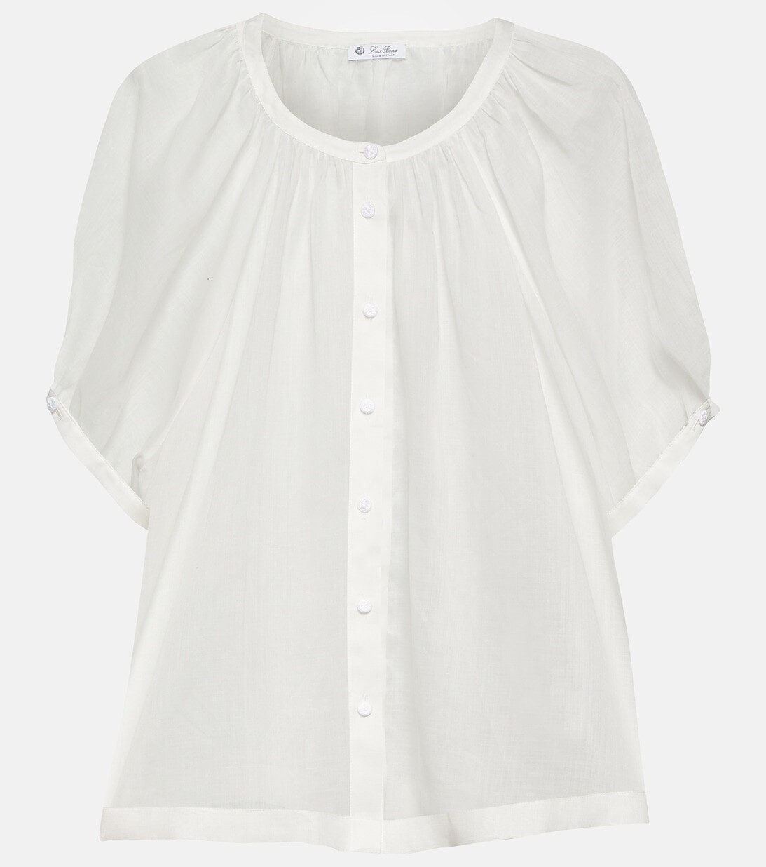 

Топ рами LORO PIANA, белый