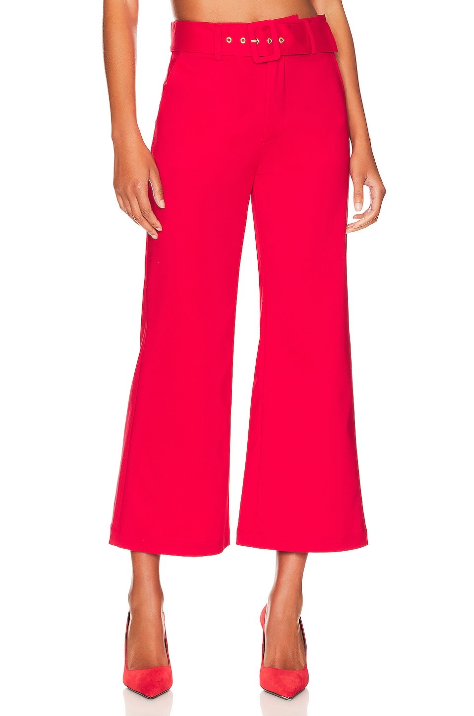 

Брюки Show Me Your Mumu Dj Cropped, красный