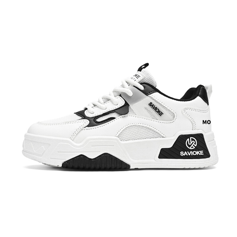 

Кроссовки MOISE KEAN Skateboarding Shoes Women's Low-top, белый/черный