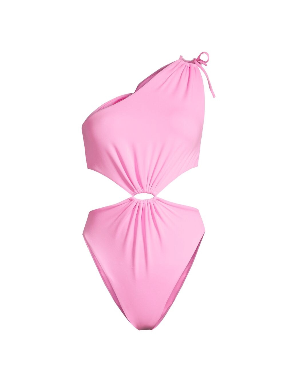 

Слитный купальник Bloom с открытыми плечами Agua Bendita, розовый