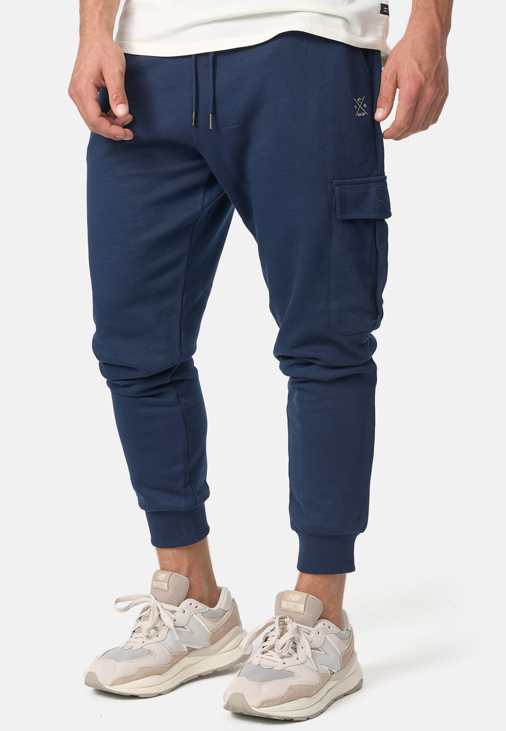Брюки карго BENDNER INDICODE JEANS, цвет navy брюки для бега idhultop indicode jeans цвет navy