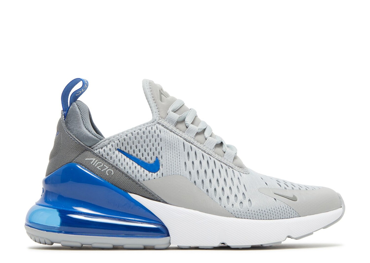 

Кроссовки Nike Air Max 270 Gs 'Light Smoke Grey Game Royal', серый