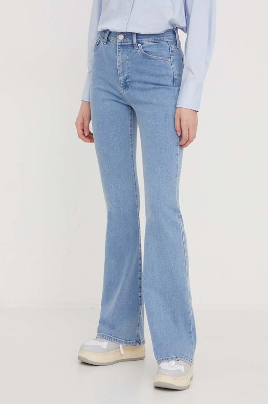 Джинсы Tommy Jeans, синий джинсы mom с высокой талией tommy jeans черный