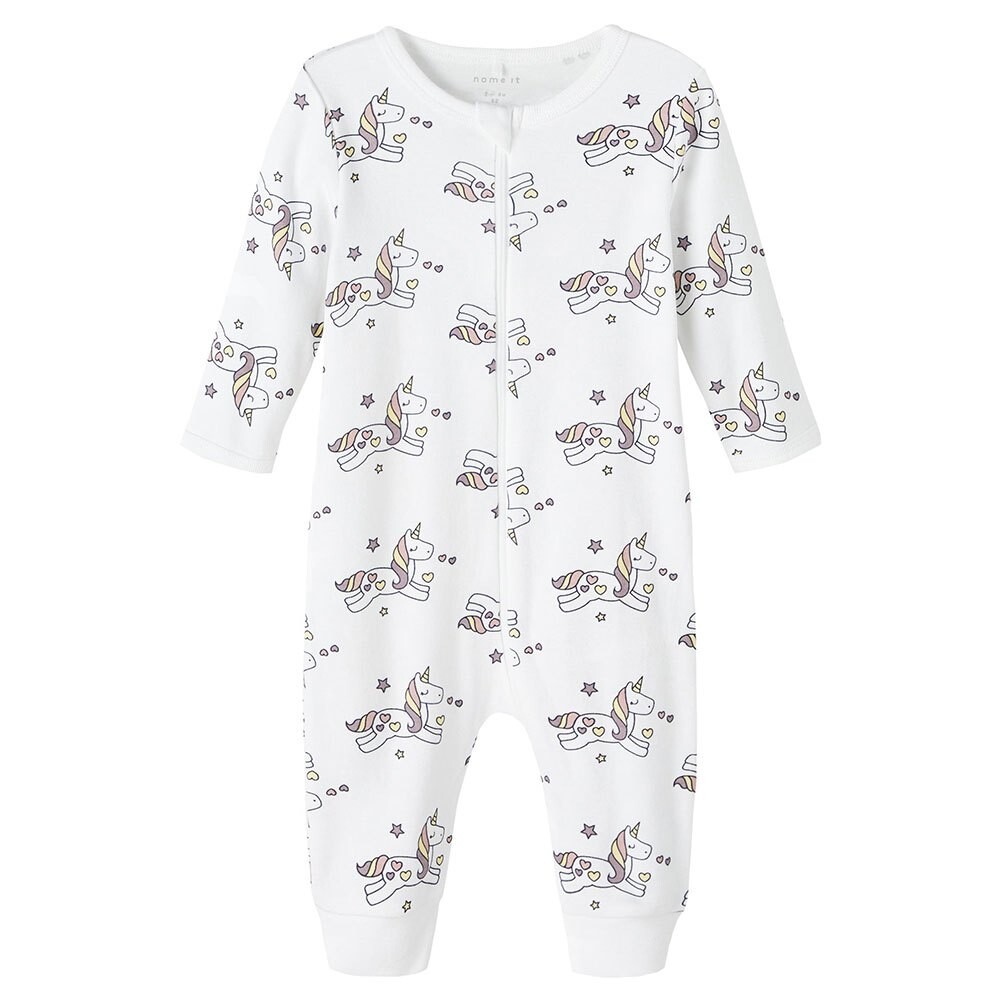 

Пижама Name It Zip Unicorn Baby, белый