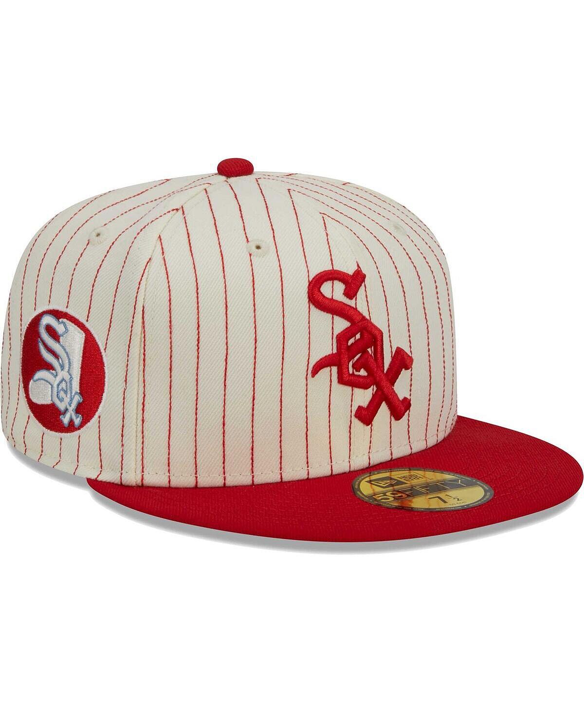 

Мужская белая кепка в стиле ретро Chicago White Sox с надписью 59FIFTY. New Era
