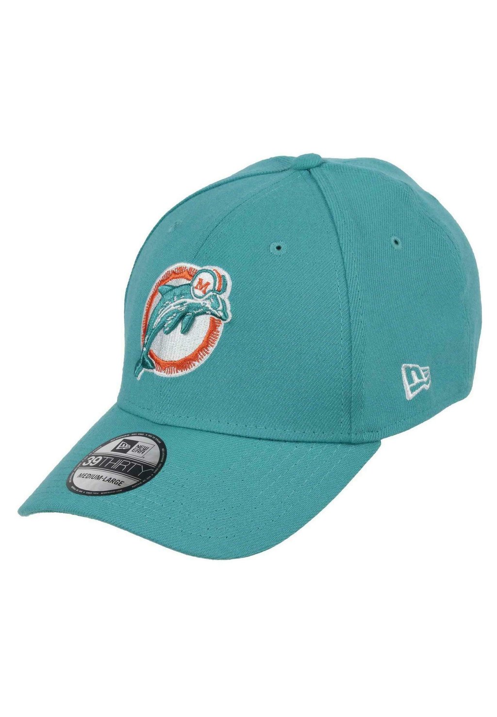 Бейсболка MIAMI DOLPHINS NFL CORE EDITION 39THIRTY STRETCH New Era, цвет turquoise