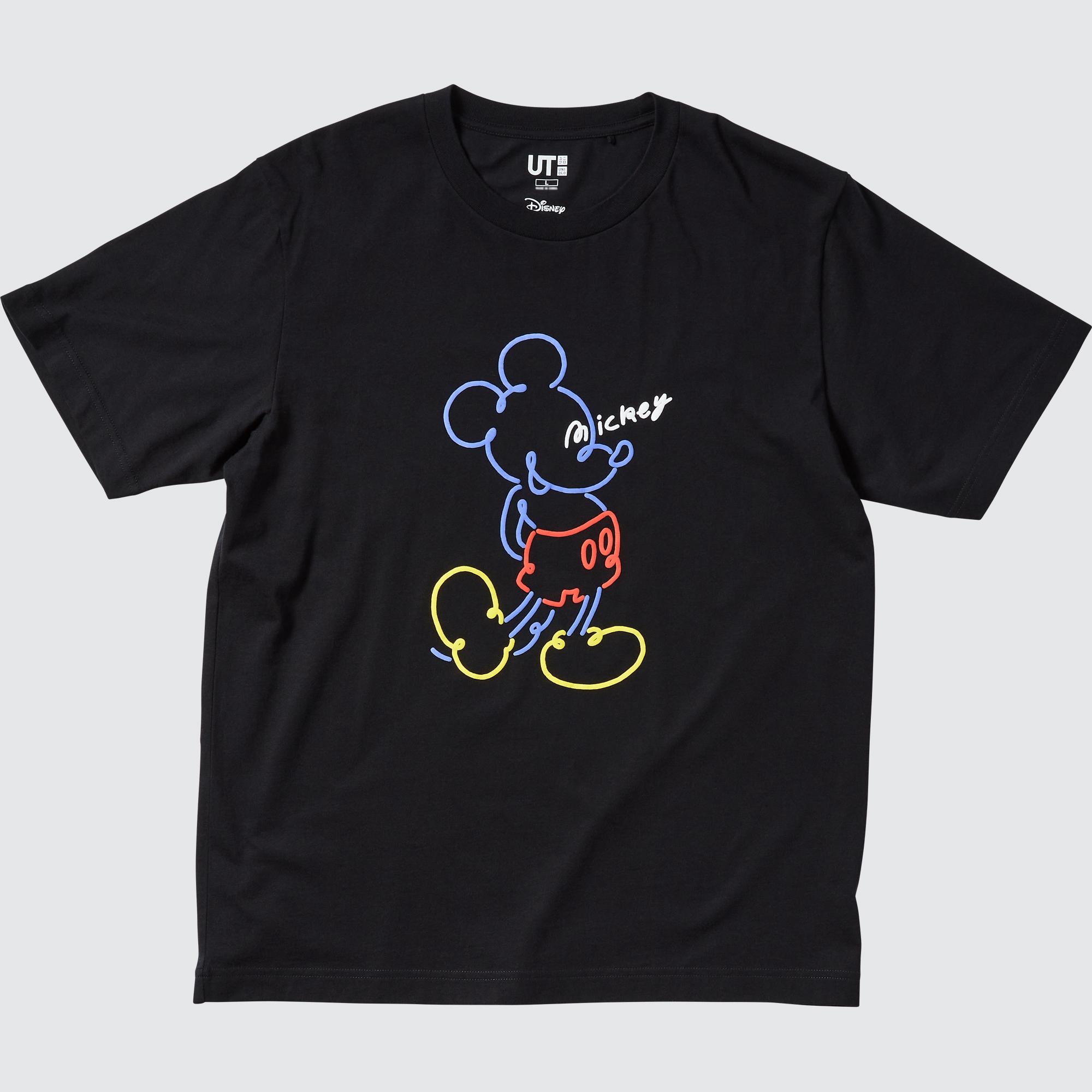 

Футболка Mickey Stans UT Graphic Uniqlo, черный