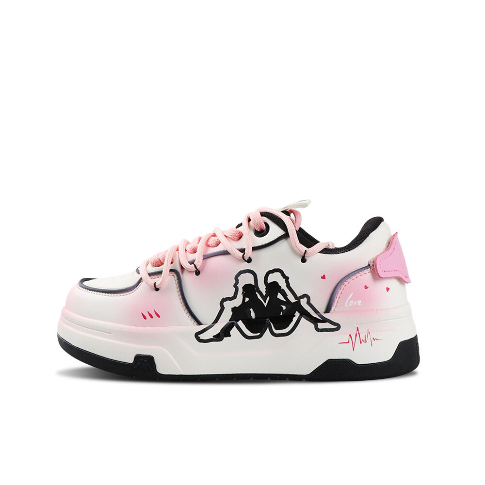 

Кроссовки Kappa Skateboarding Shoes Women's Low-top, цвет Pink Heartbeat [Balloon Puppy Gift Set]