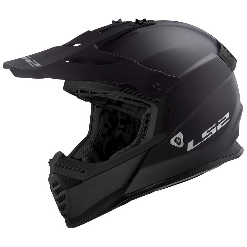 

Шлем для мотокросса LS2 MX437 Fast Evo, черный