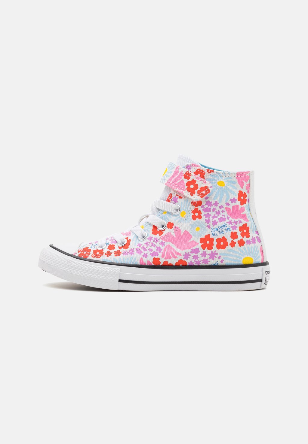 

Высокие кроссовки Chuck Taylor All Star Converse, цвет white/true sky/oops pink