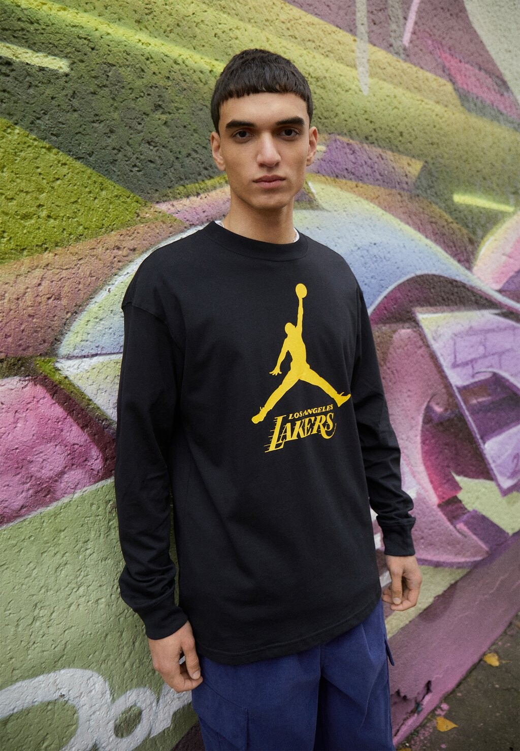 

Team Nba Los Angeles Lakers Tee Nike, черный