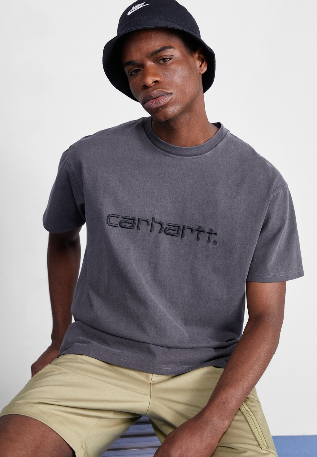 

Футболка с принтом Carhartt WIP, черный