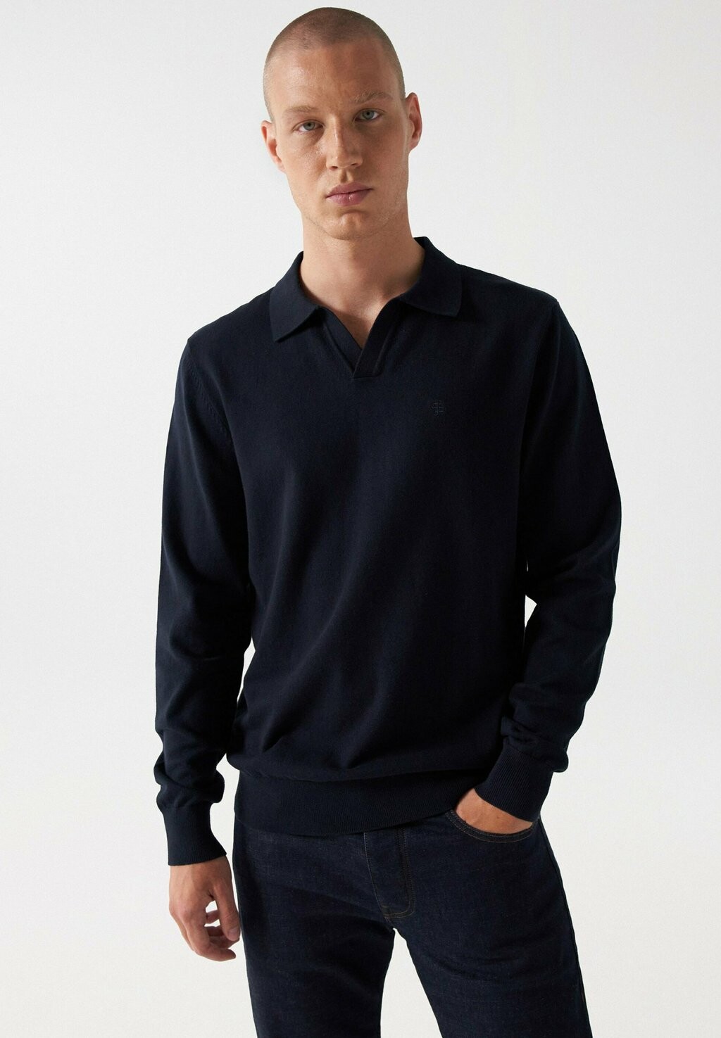 

Джемпер LANGARM Salsa Jeans, синий