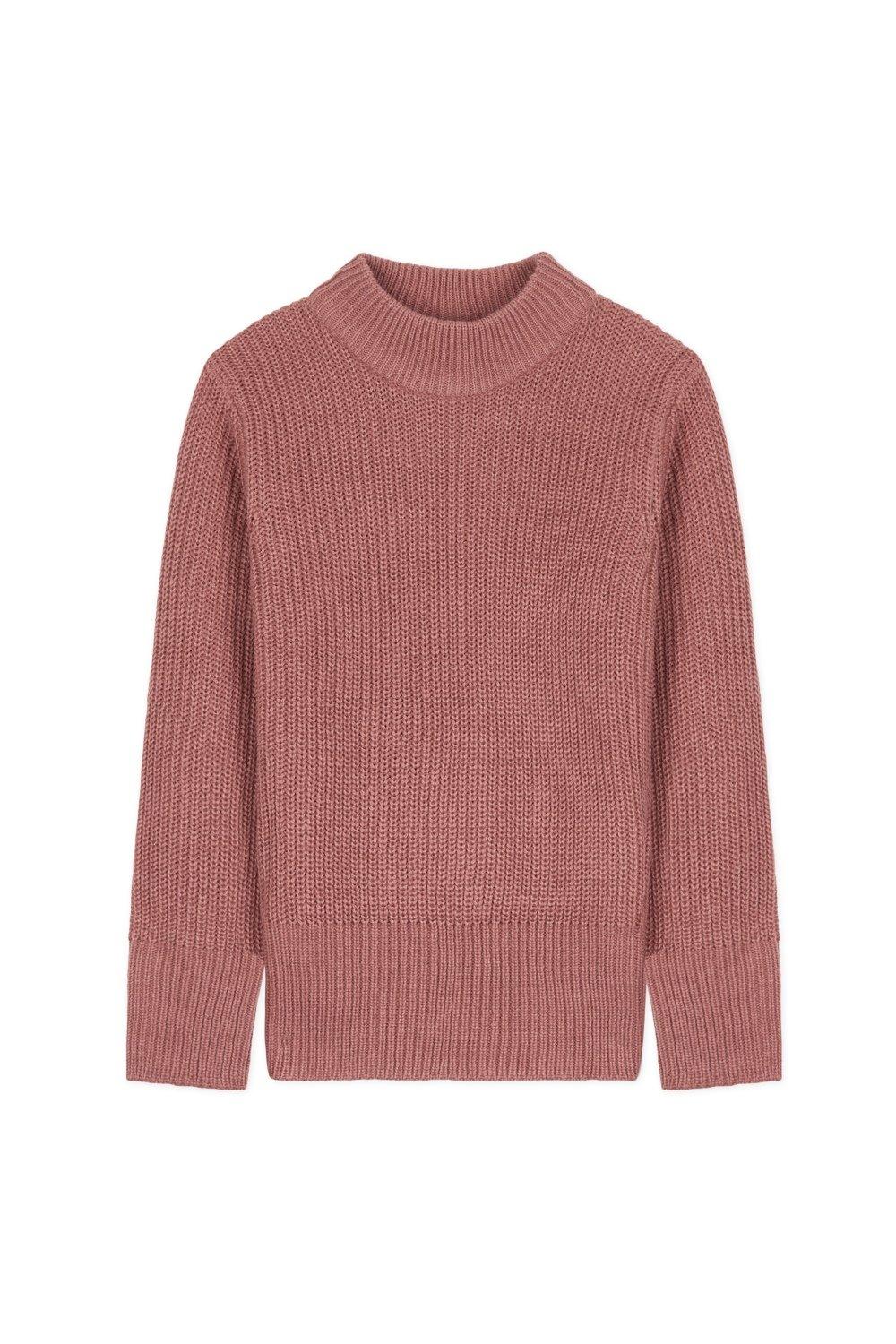 Пуловер с круглым вырезом CityComfort, розовый футболки и топы cubby джемпер поло для мальчика positive waves