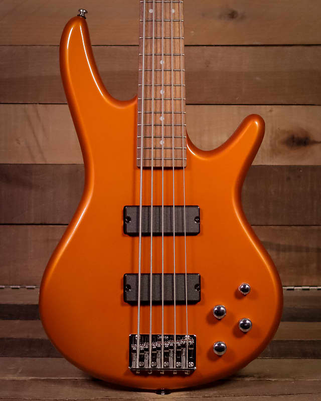 

Басс гитара Ibanez GSR205 5-String Bass, Roadster Orange Metallic